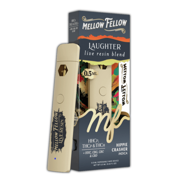 Hippie Crasher Laughter Blend Disposable .5g THCp THCh HHC - sold by Green Treez Company