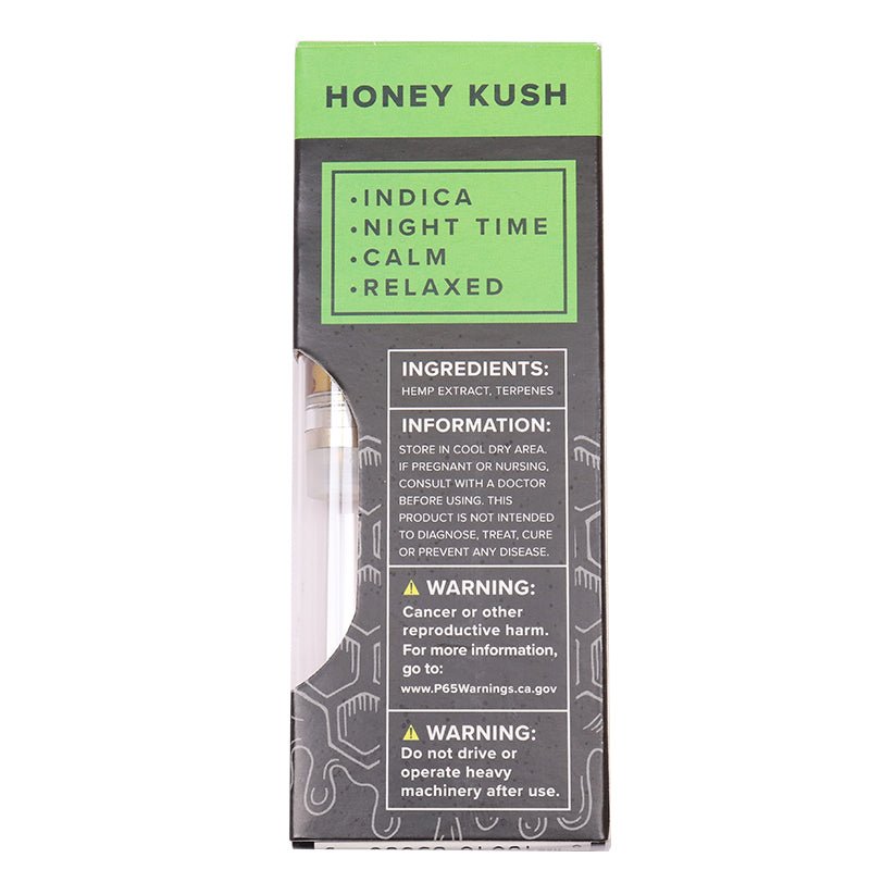 Honeyroot Wellness Honey Kush Cartridge 1 Gram Delta 8 Thc Green Treez Company 2345