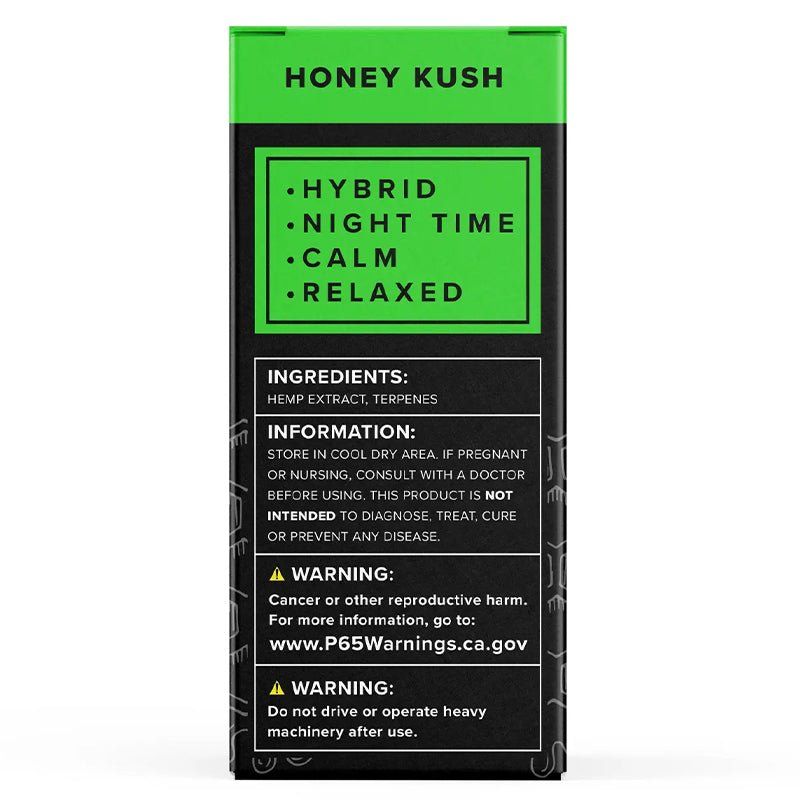 Honeyroot Wellness Honey Kush Disposable | 1 gram | Delta 8 THC Green Treez Company Honeyroot Wellness Honey Kush Disposable | 1 gram | Delta 8 THC Green Treez Company