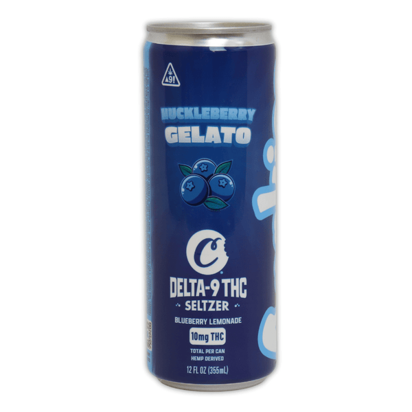 Huckleberry Gelato Blueberry Lemonade Seltzer 10mg - sold by Green Treez Company
