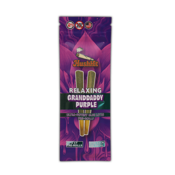 HushHit Blue Lotus Prerolls - sold by Green Treez Company