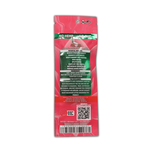 HushHit Blue Lotus Prerolls - sold by Green Treez Company