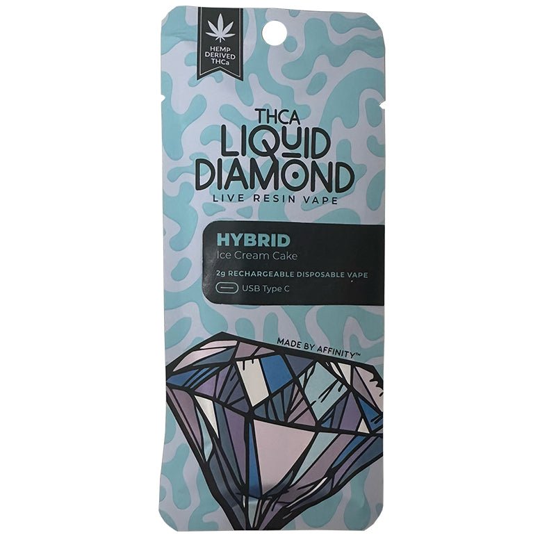 Affinity Ice Cream Cake Liquid Diamond Vape | 2 grams | THCa Green Treez Company Affinity Ice Cream Cake Liquid Diamond Vape | 2 grams | THCa Green Treez Company
