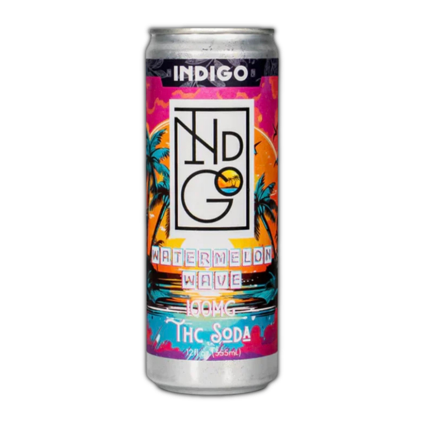 Indigo Soda 100mg Delta 9 THC - sold by Green Treez Company