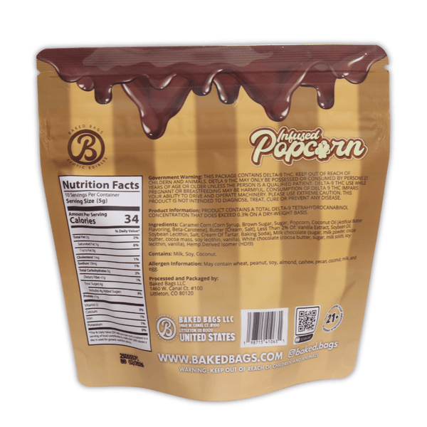 Infused Candy Popcorn 150mg THC - sold by Green Treez Company