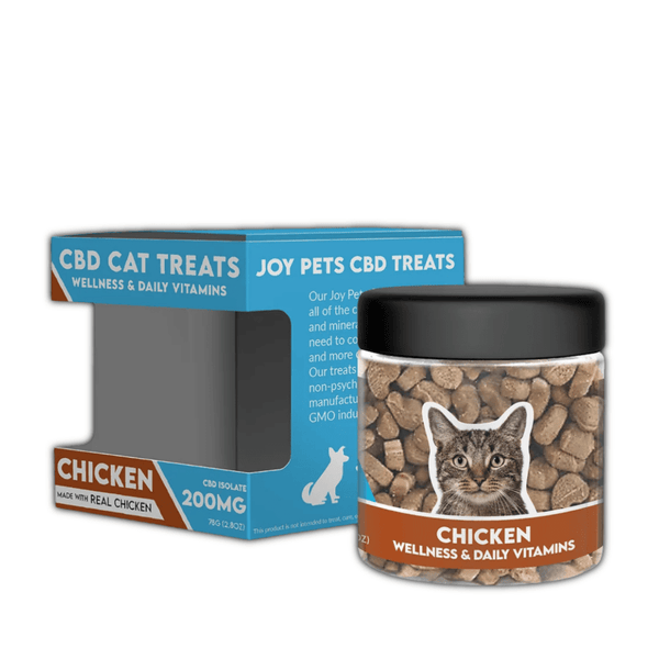 Joy Pets 200mg CBD cat treats - sold by Green Treez Company