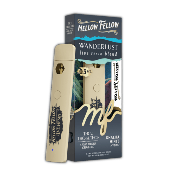 Khalifa Mints Wanderlust Blend Disposable .5g THCp THCh THCv HHC CBG CBD - sold by Green Treez Company