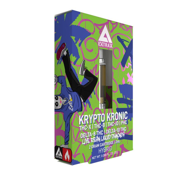 Krypto Kronic Cartridge 2g THC Blend - sold by Green Treez Company