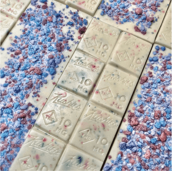 Kushies 100mg THC Gourmet Chocolate Bars - All Flavors - sold by Green Treez Company