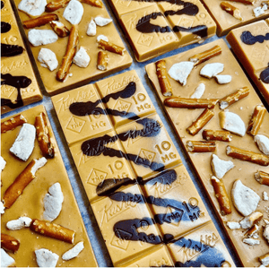 Kushies 100mg THC Gourmet Chocolate Bars - All Flavors - sold by Green Treez Company