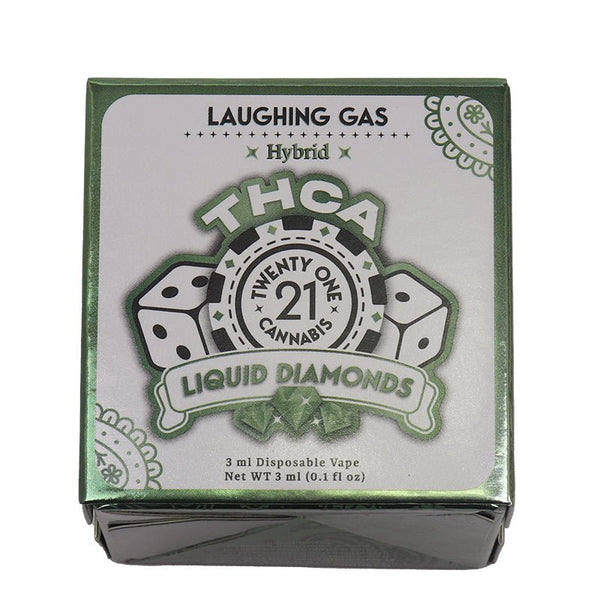 Laughing Gas Liquid Diamonds Disposable 3g THCa - sold by Green Treez Company