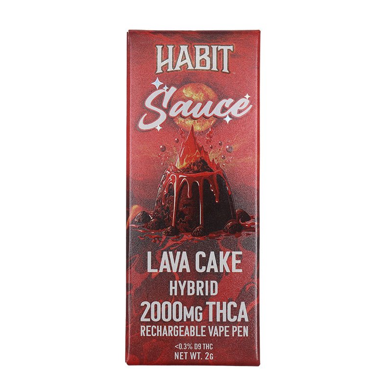 cake thca disposable vape Habit Hemp Lava Cake Disposable | 2 grams