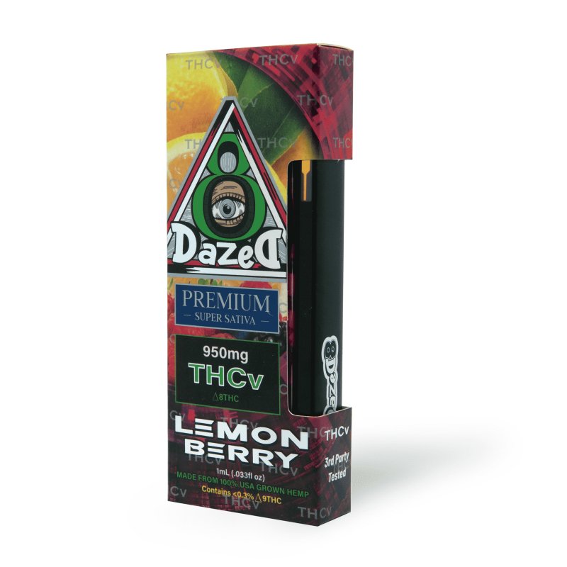 Dazed8 Lemon Berry Disposable | 1 gram | Delta 8 THCv Green Treez Company Dazed8 Lemon Berry Disposable | 1 gram | Delta 8 THCv Green Treez Company