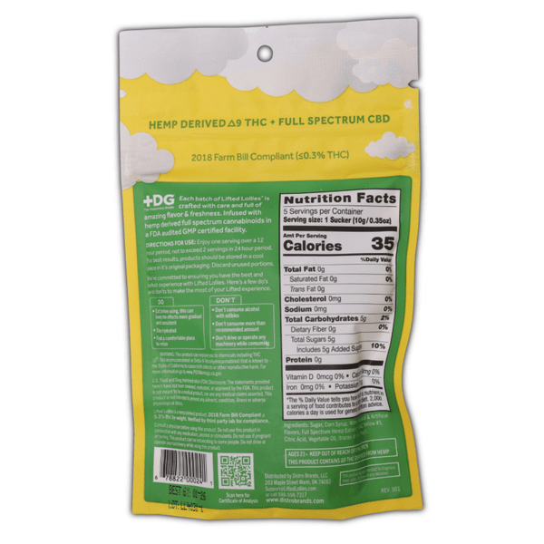Lifted Lollies 30mg 20mg D9 10mg CBD - sold by Green Treez Company
