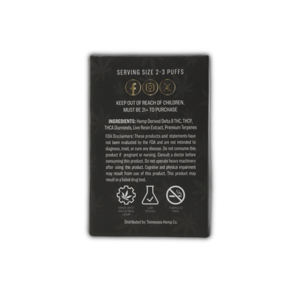 Live Resin 2g THCa Disposables - sold by Green Treez Company