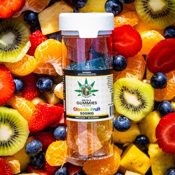 Live Resin Classic Fruit Gummies 500mg Delta 8 THC - sold by Green Treez Company