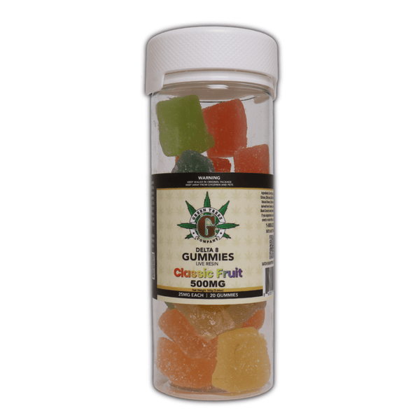 Live Resin Classic Fruit Gummies 500mg Delta 8 THC - sold by Green Treez Company