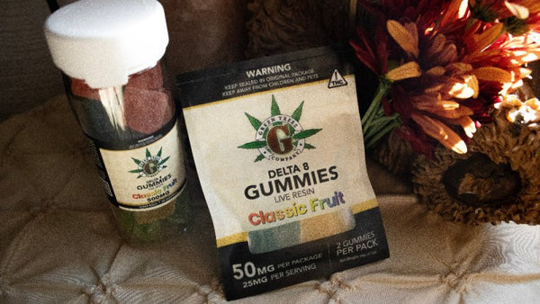 Live Resin Classic Fruit Gummies 50mg Delta 8 THC - sold by Green Treez Company