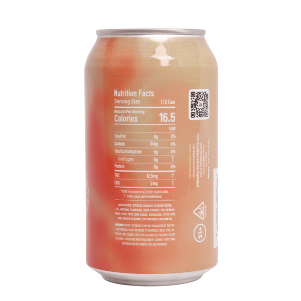 Low Sugar Orange Soda 35mg THC CBG - sold by Green Treez Company