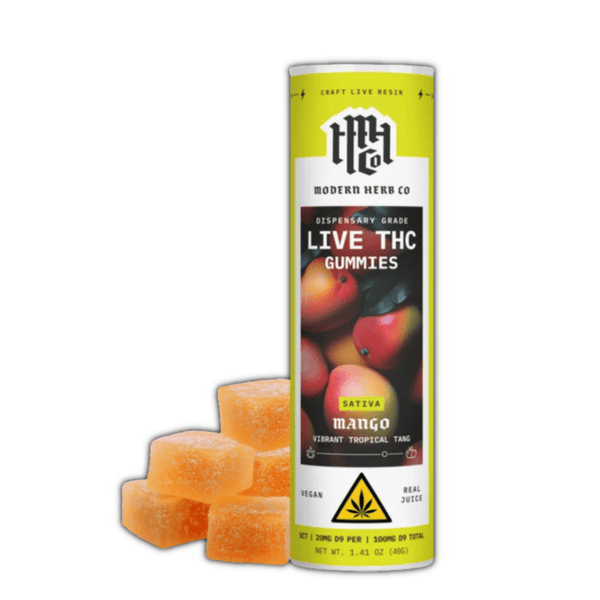 Mango Sativa Live Resin 20mg 5pk gummies - sold by Green Treez Company