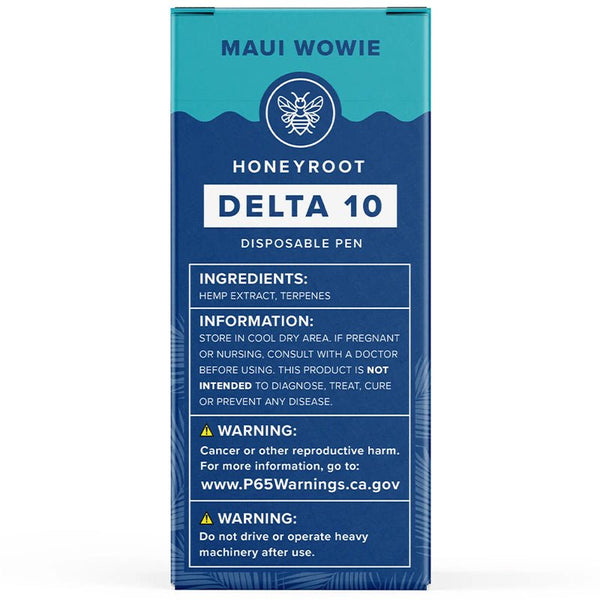 Maui Wowie Disposable 1g Delta 10 THC - sold by Green Treez Company