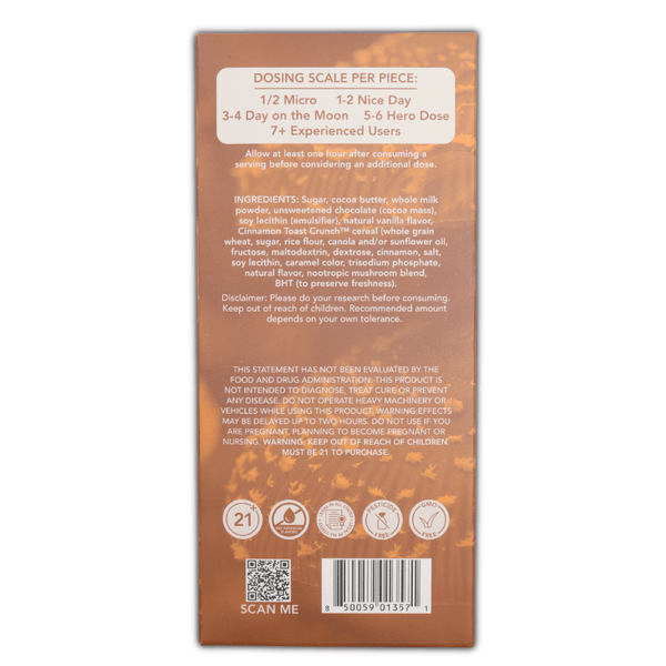 Megadose Psychedelic Mushroom Chocolate shroom Bar All Flavors - sold by Green Treez Company