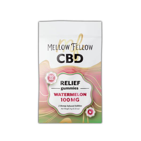 Relief Watermelon 100mg 2pk gummies