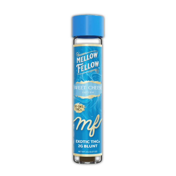 Mellow Fellow Infused THCa Blunts Glass Tip 2g - All Strains - sold by Green Treez Company