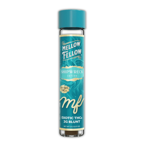 Mellow Fellow Infused THCa Blunts Glass Tip 2g - All Strains - sold by Green Treez Company