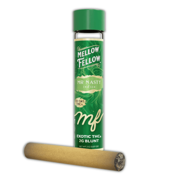Mellow Fellow Infused THCa Blunts Glass Tip 2g - All Strains - sold by Green Treez Company