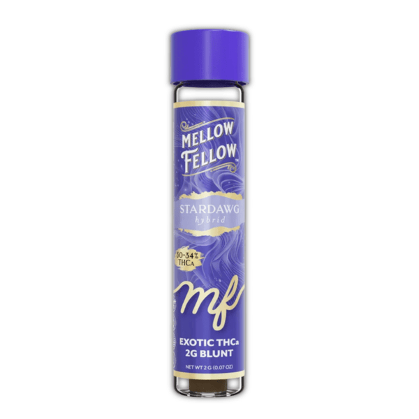 Mellow Fellow Infused THCa Blunts Glass Tip 2g - All Strains - sold by Green Treez Company