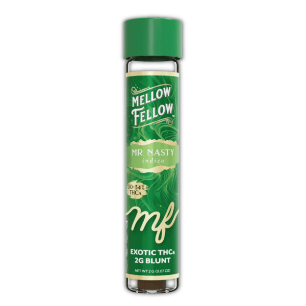Mellow Fellow Infused THCa Blunts Glass Tip 2g - All Strains - sold by Green Treez Company