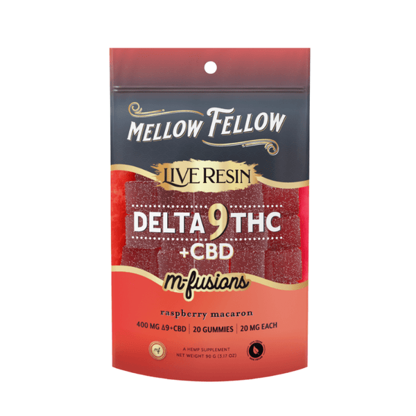 Mellow fellow M - Fusions Gummies 400mg 1:1 THC CBD 20 - pack - sold by Green Treez Company