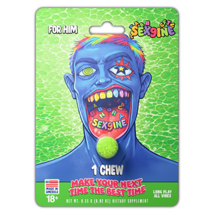 Men's Sexual Enhancement Sex9ine Chew 1ct - sold by Green Treez Company