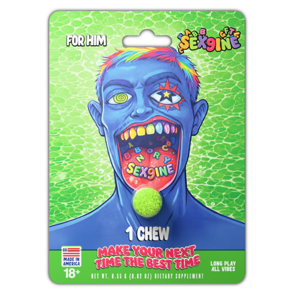 Men's Sexual Enhancement Sex9ine Chew 1ct - sold by Green Treez Company