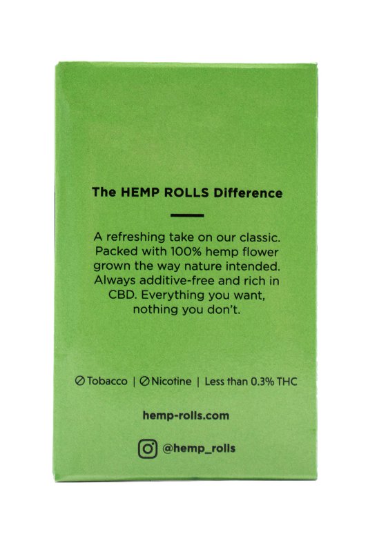Menthol Hemp Rolls CBD Cigarettes 20 Pack - sold by Green Treez Company