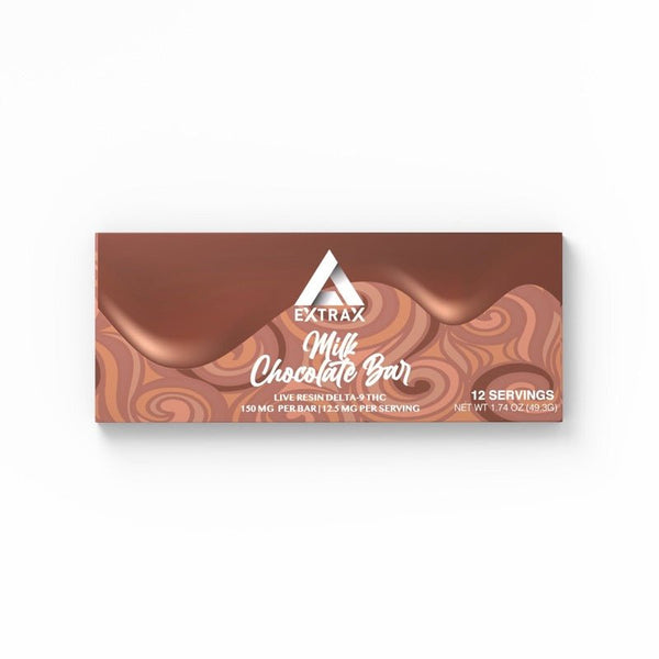 Milk Chocolate Bar 150mg Delta 9 THC Live Resin - sold by Green Treez Company