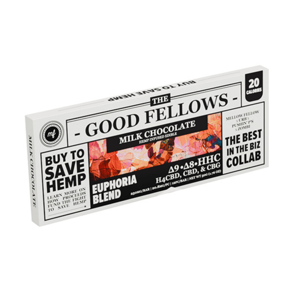 Milk Chocolate Good Fellows Bar 250mg Euphoria THC Blend - sold by Green Treez Company