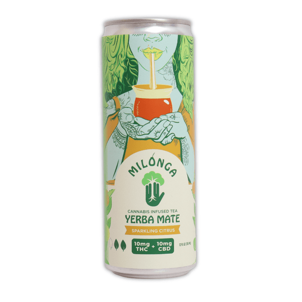 Milonga Infused Tea 20mg THC CBD Yerba Mate - sold by Green Treez Company