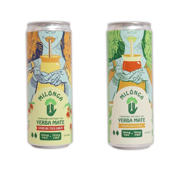 Milonga Infused Tea 20mg THC CBD Yerba Mate - sold by Green Treez Company