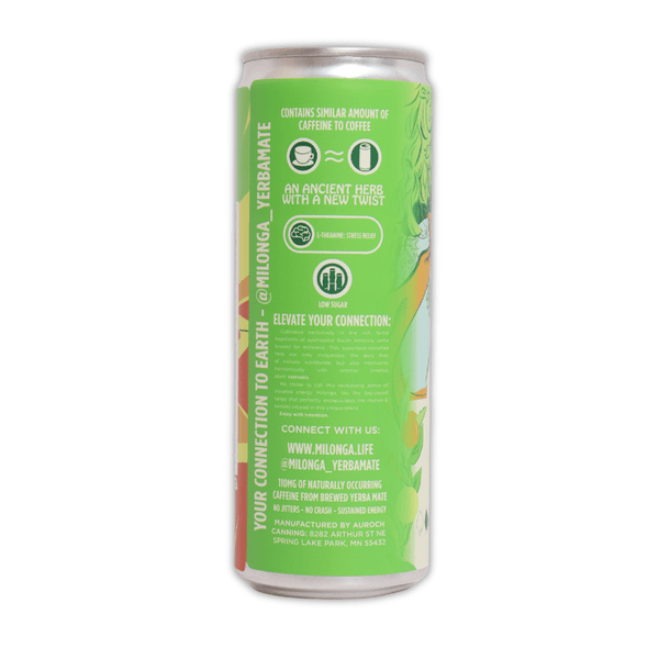 Milonga Infused Tea 20mg THC CBD Yerba Mate - sold by Green Treez Company