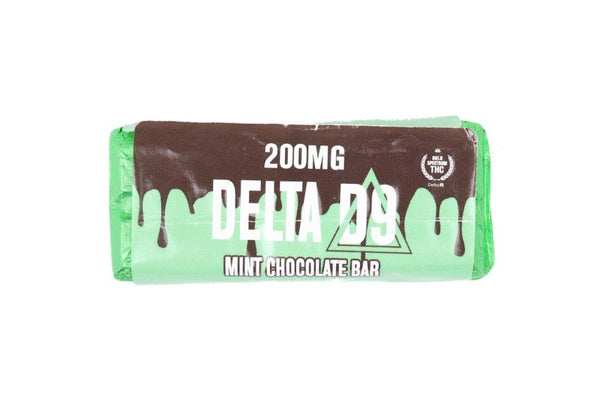 Mint Chocolate Bar Delta 9 THC 200mg - sold by Green Treez Company