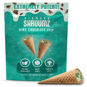 Mint Chocolate Chip Cones Nootropic Mushrooms - sold by Green Treez Company