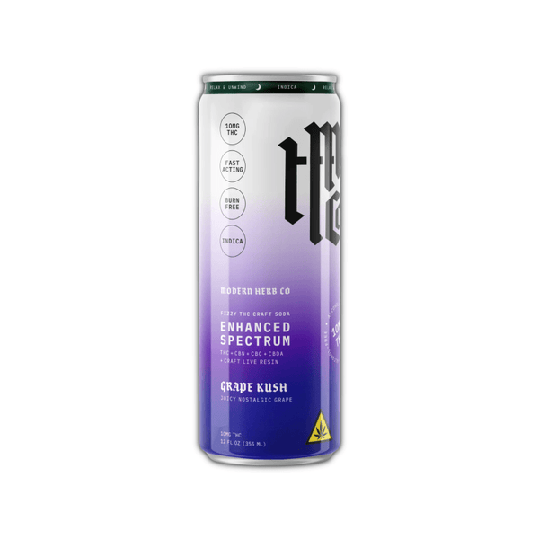 Modern Herb 10mg Enhanced Spectrum Sodas - sold by Green Treez Company