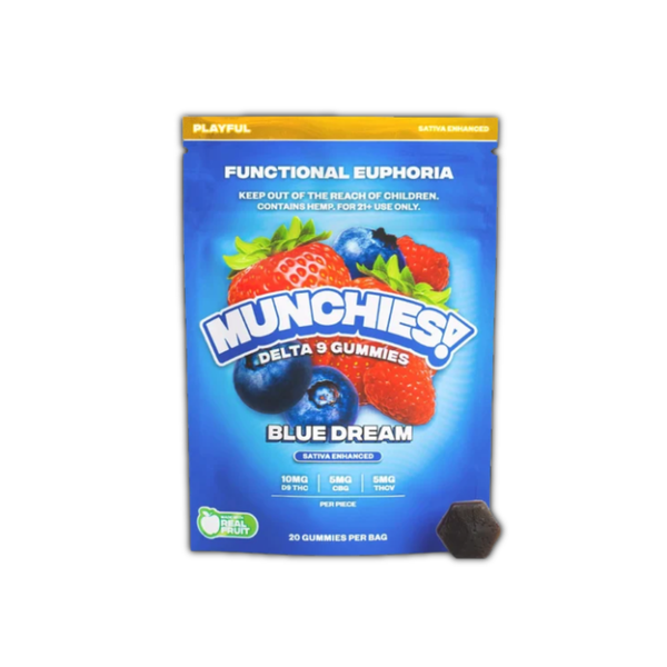 Munchies Blue Dream 20 count THC gummies