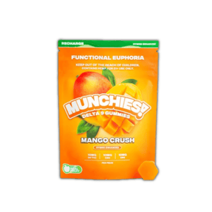 Munchies Mango 5 Count THC gummies - sold by Green Treez Company