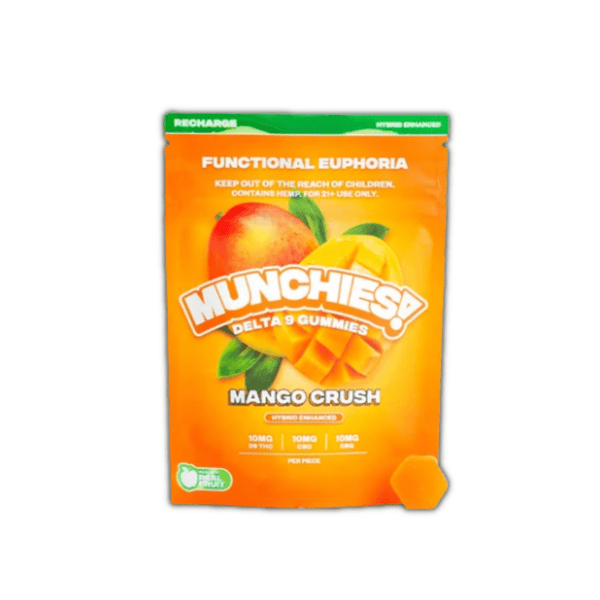 Munchies Mango 5 Count THC gummies - sold by Green Treez Company
