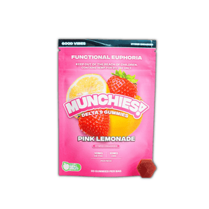 Munchies Pink Lemonade 20ct - sold by Green Treez Company
