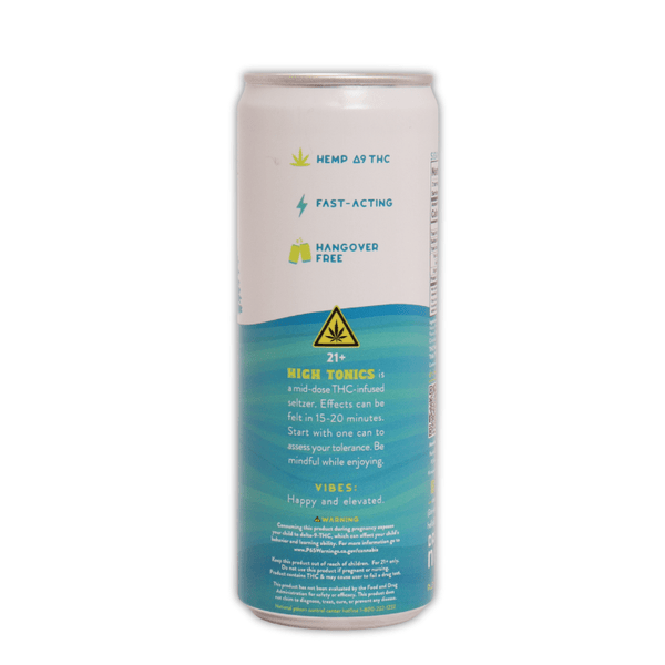 North High Tonics 10mg THC Seltzers - sold by Green Treez Company