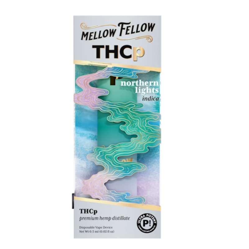 Mellow Fellow Northern Lights Disposable | .5 gram | THCp Green Treez Company Mellow Fellow Northern Lights Disposable | .5 gram | THCp Green Treez Company